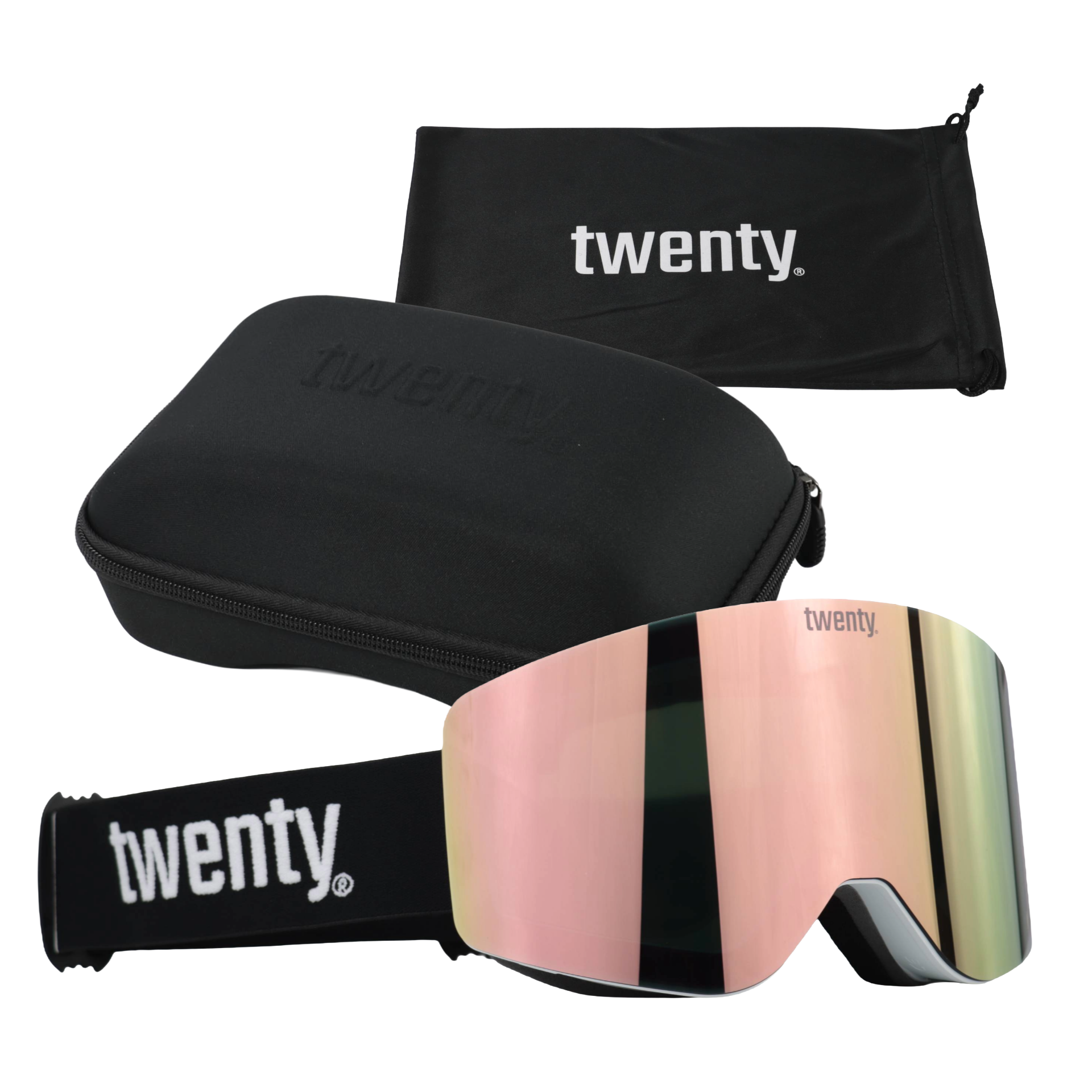 Antiparra Ski y Snowboard Frameless S3 – Twenty Andes Horizon Pink