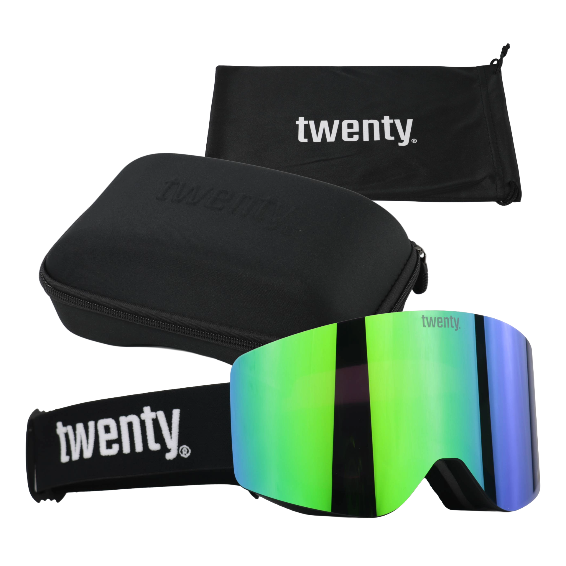 Antiparra Ski y Snowboard Frameless S3 – Twenty Andes Horizon Green Soul