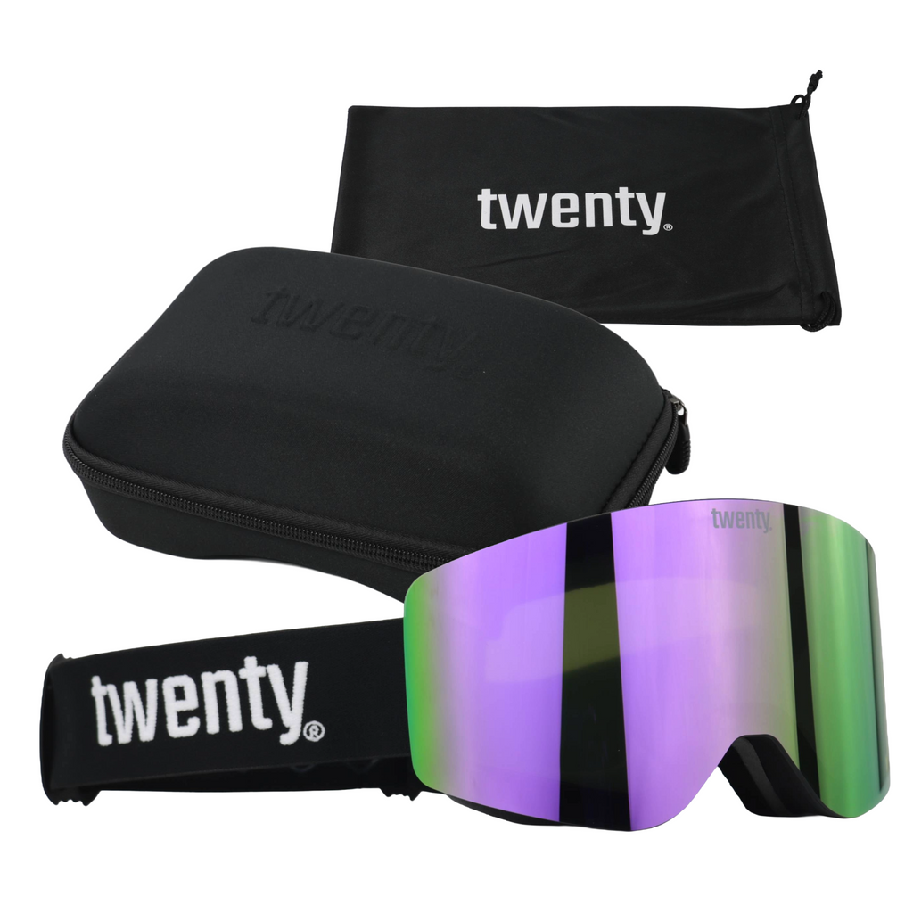 Antiparra de esquí y snowboard sin montura S2 – Twenty Andes Horizon Purple Godie
