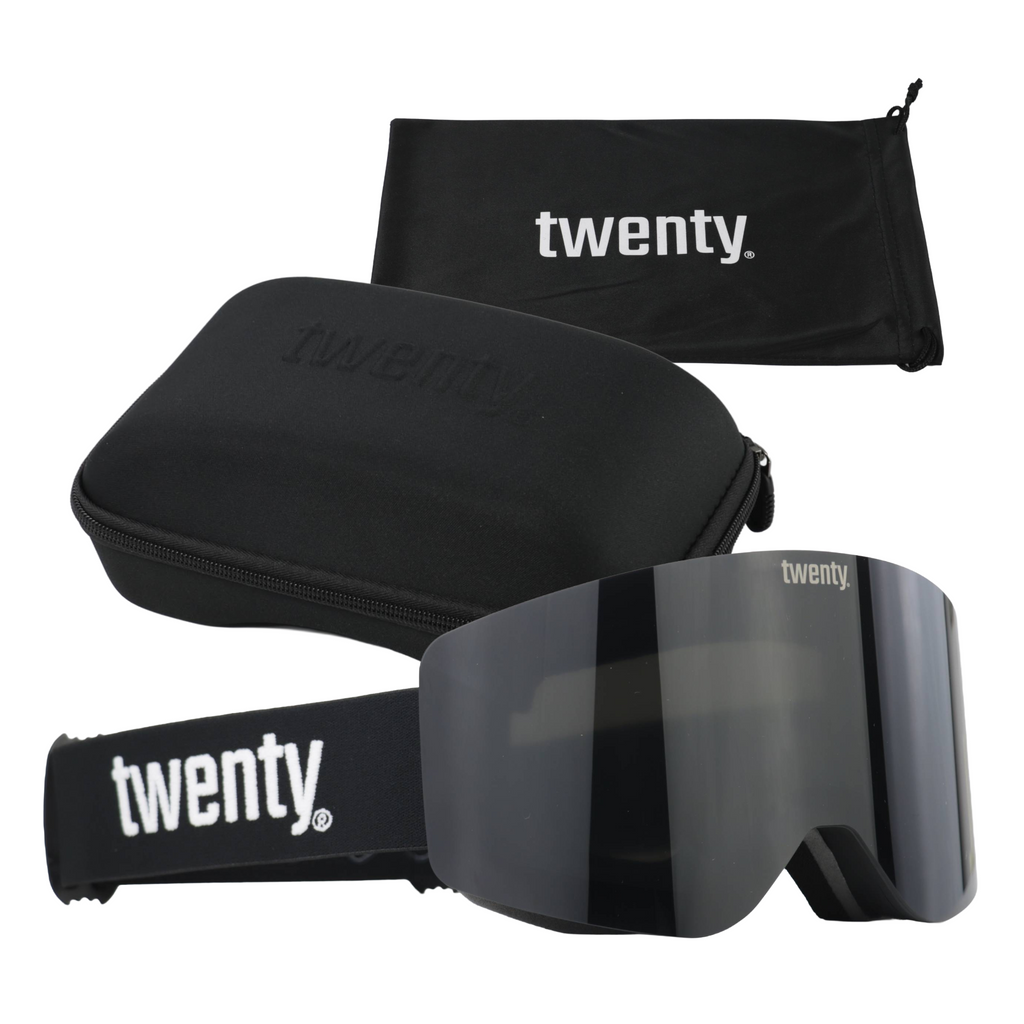 Antiparras de esquí y snowboard sin montura S4 – Twenty Andes Horizon All Blacks