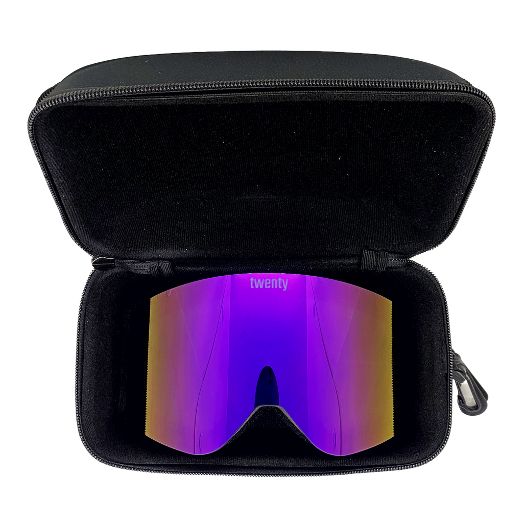 Antiparra de esquí y snowboard sin montura S2 – Twenty Andes Horizon Purple Godie