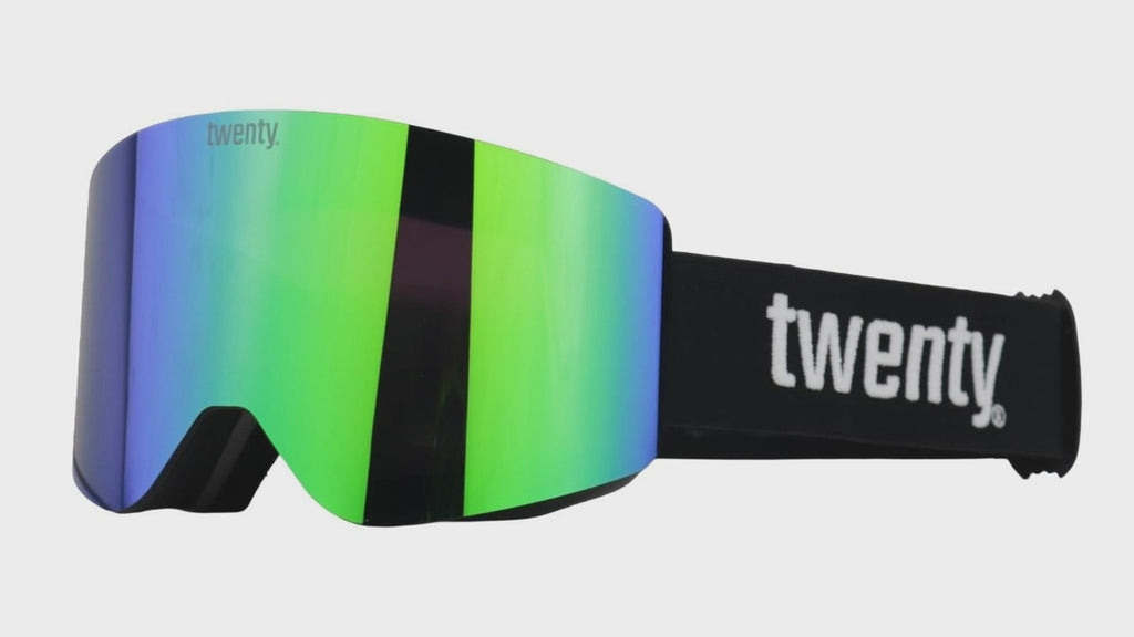 Antiparra Esquí y Snowboard sin Marco S3 – Twenty Andes Horizon Green Soul